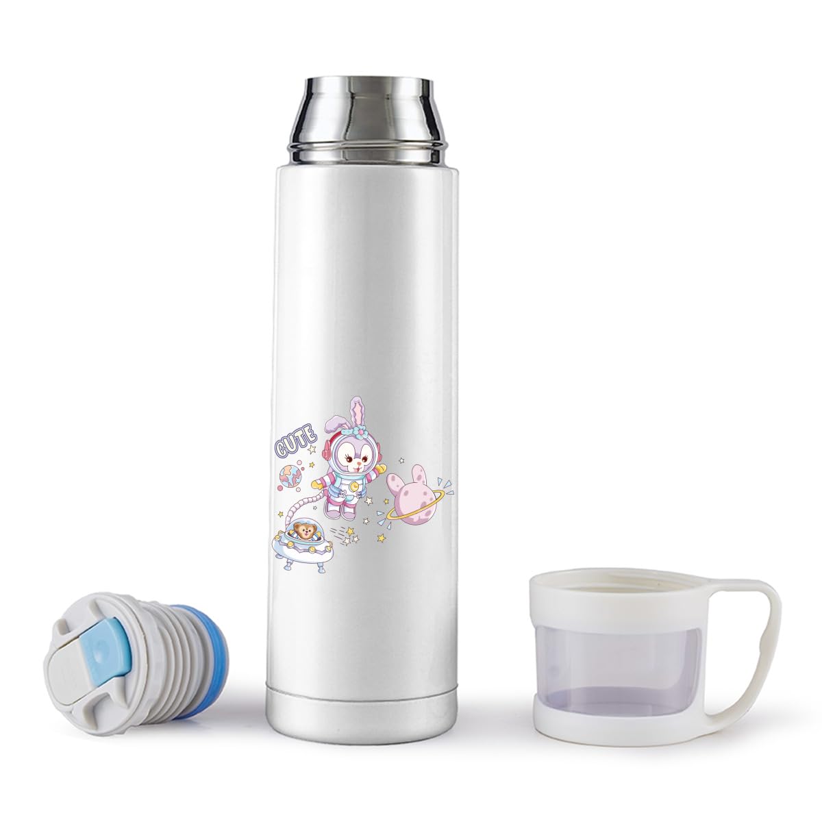 Amazon｜ダッフィーフレンズ 水筒 魔法瓶 コップ付き マグボトル 人気